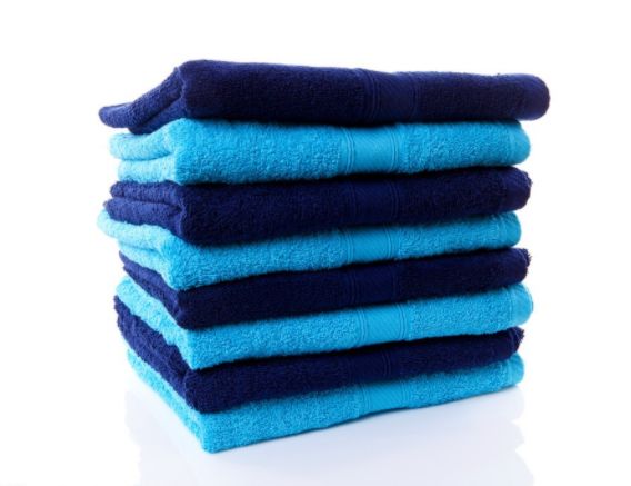 Reactive Blue 21 används på handduk