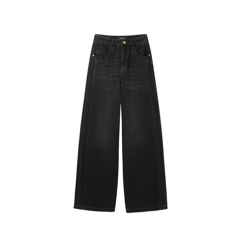cotton jeans denim with solubilised sulphur black