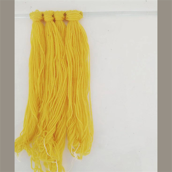 Acid Yellow yarn