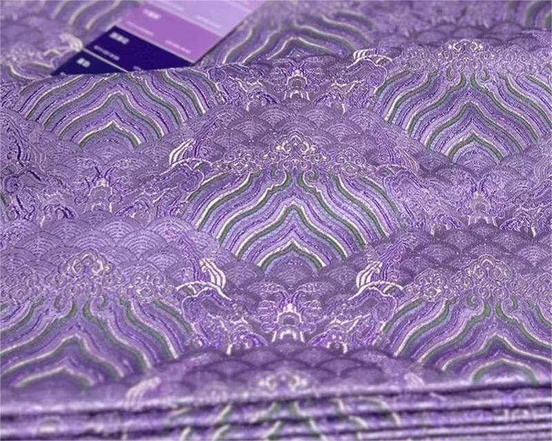 Silk with Acid Violet N-FBL