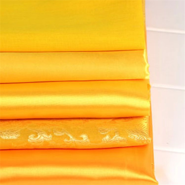 silk with Vat yellow 1