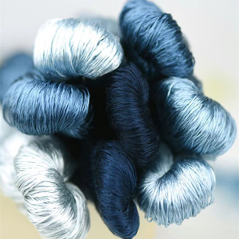 yarn with Direct Sky Blue 5B